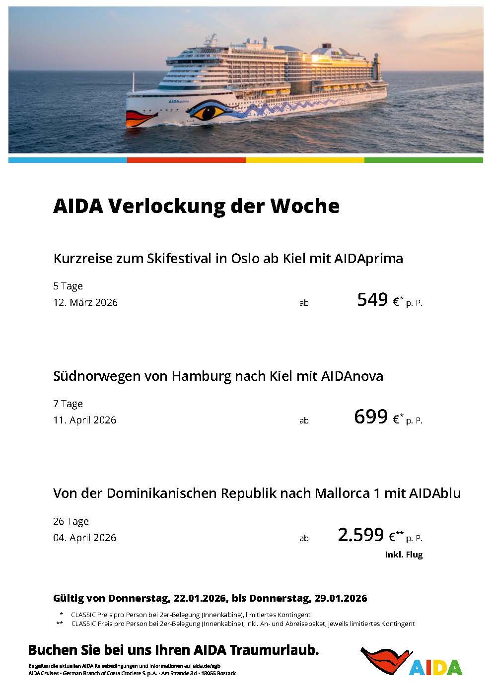 5 Nächte - Kurzreise zum Skifestival in Oslo ab Kiel